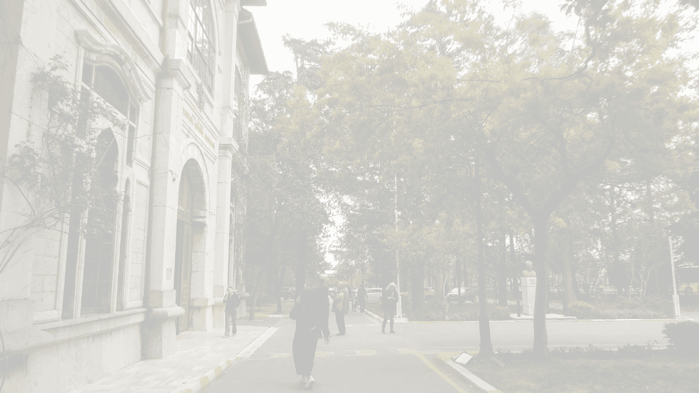 Campus walkway background